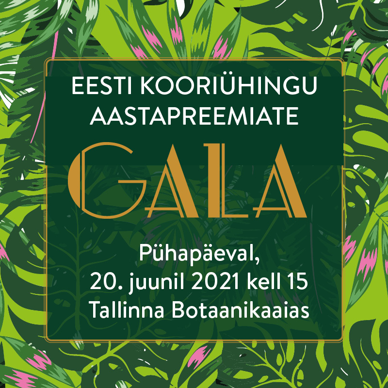 Eesti Kooriühing jagab aastapreemiaid