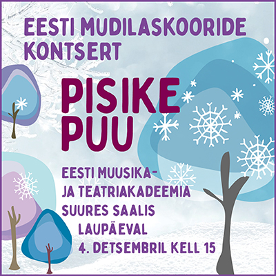 Laupäeval toimub üle-eestiline mudilaskooride kontsert