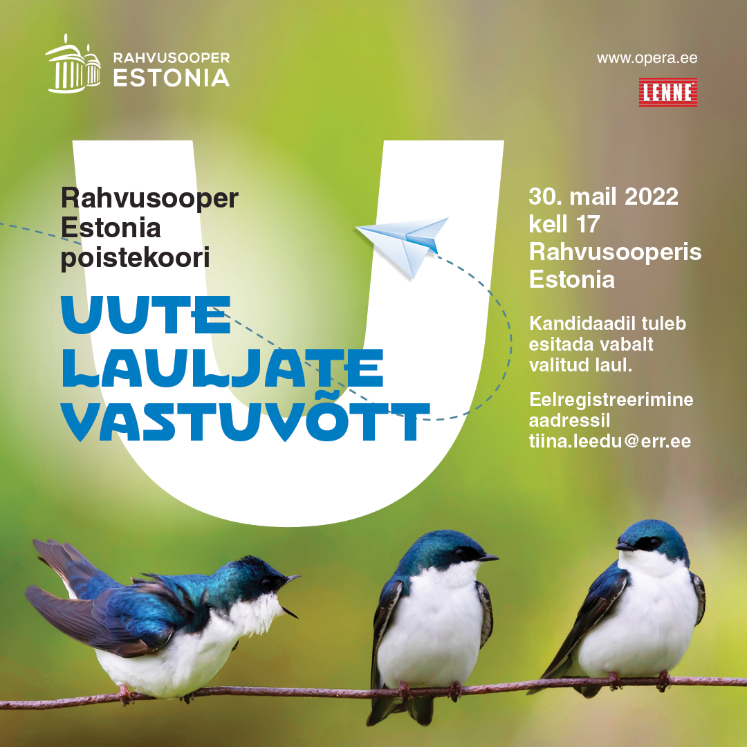 Rahvusooper Estonia poistekoor võtab vastu uusi liikmeid