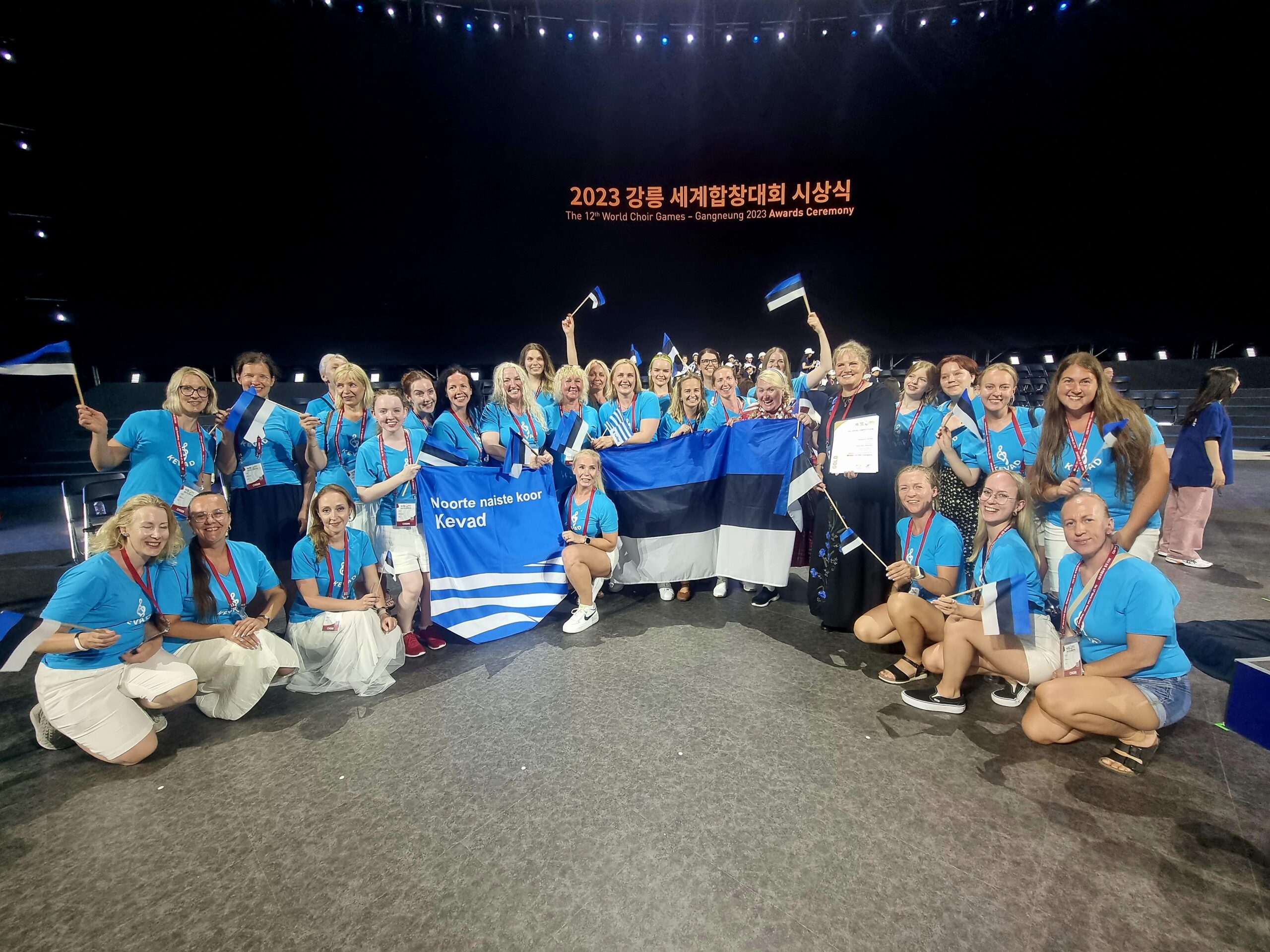 Nõmme Kultuurikeskuse Naiskoor Kevad esines edukalt Lõuna-Koreas, Gangneungis toimunud kooride maailmamängudel