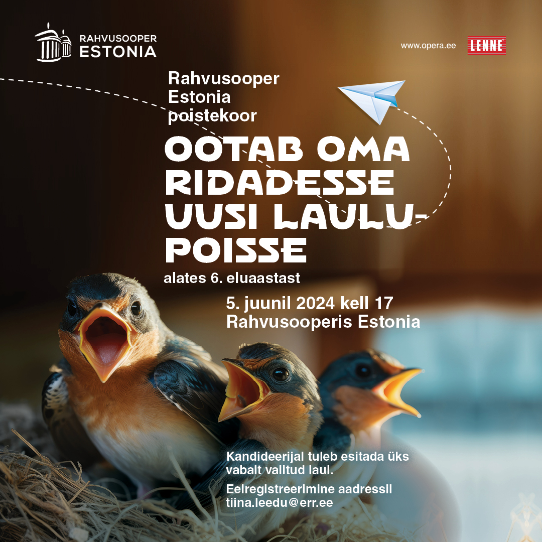 RO Estonia poistekoor ootab oma ridadesse uusi lauljaid