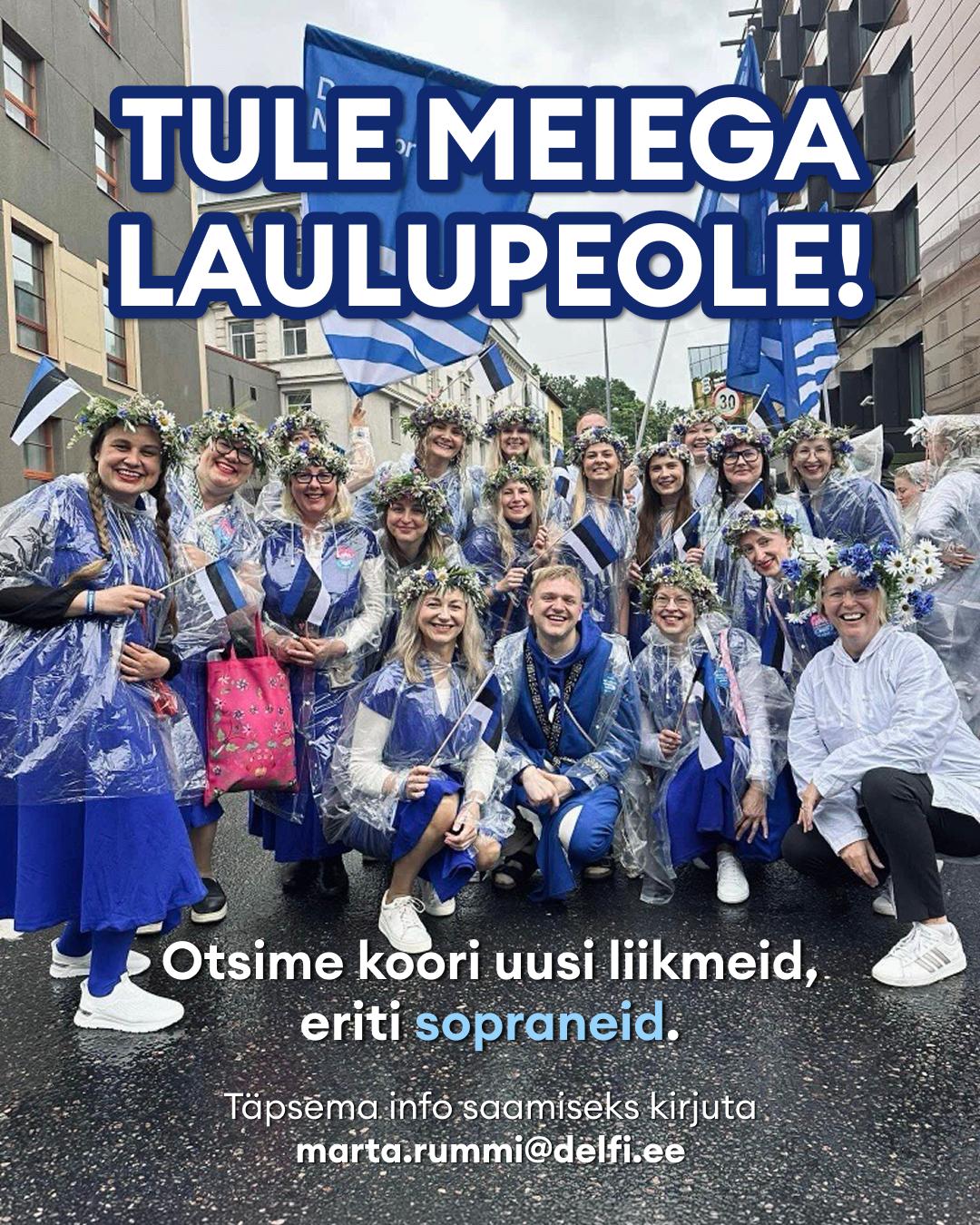 Delfi Naiskoor otsib oma ridadesse uusi lauljaid