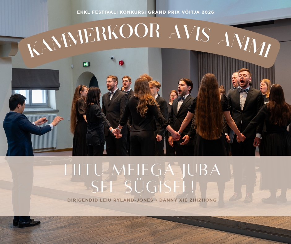 Kammerkoor Avis Animi võtab vastu uusi lauljaid